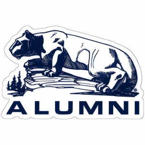 decal Penn State Lion Shrine above Alumni